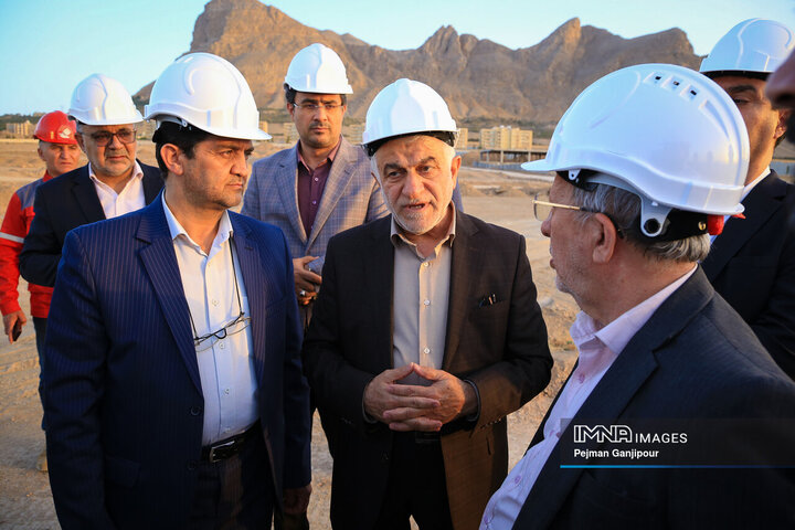 بازدید اعضای کمیسیون عمران شورای شهر اصفهان ا پروژه باغ مشاهیر