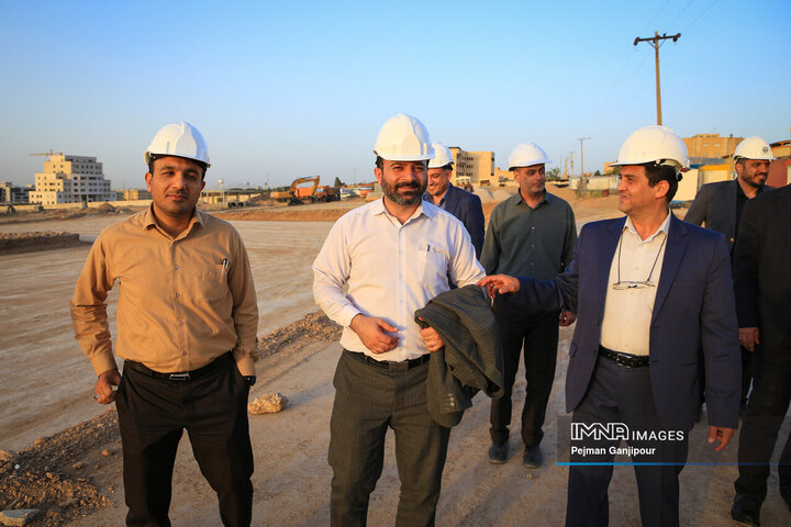 بازدید اعضای کمیسیون عمران شورای شهر اصفهان ا پروژه باغ مشاهیر