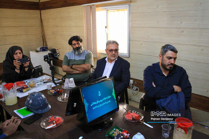 بازدید اعضای کمیسیون عمران شورای شهر اصفهان ا پروژه باغ مشاهیر