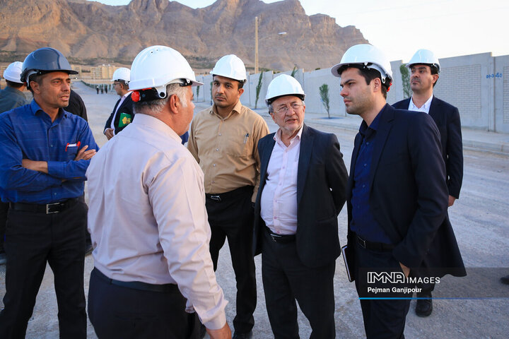 بازدید اعضای کمیسیون عمران شورای شهر اصفهان ا پروژه باغ مشاهیر