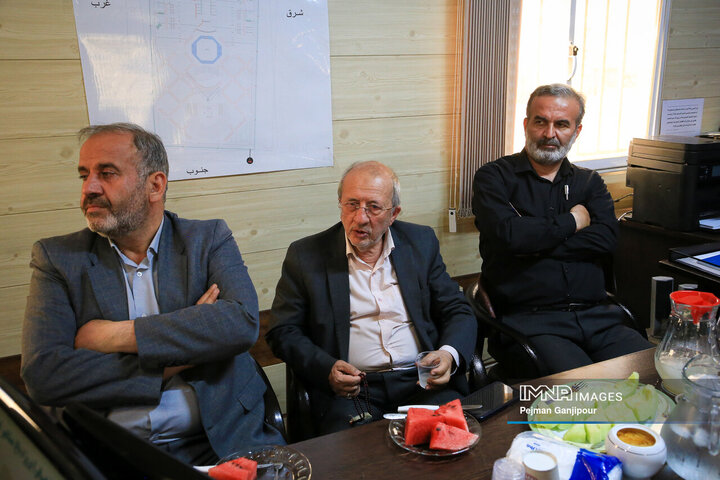 بازدید اعضای کمیسیون عمران شورای شهر اصفهان ا پروژه باغ مشاهیر