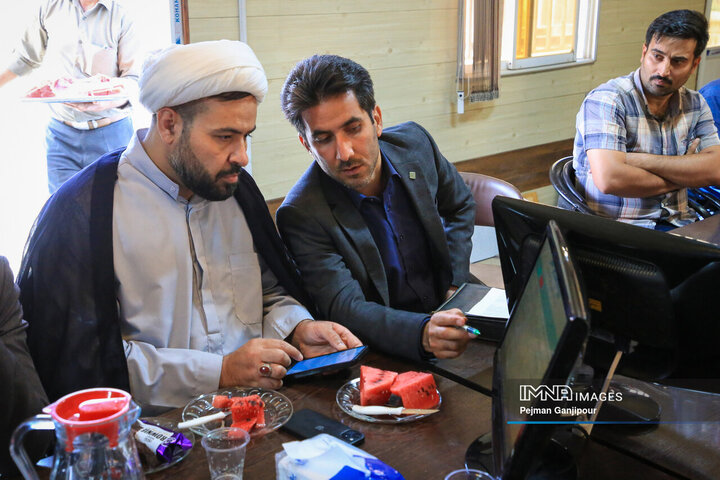 بازدید اعضای کمیسیون عمران شورای شهر اصفهان ا پروژه باغ مشاهیر