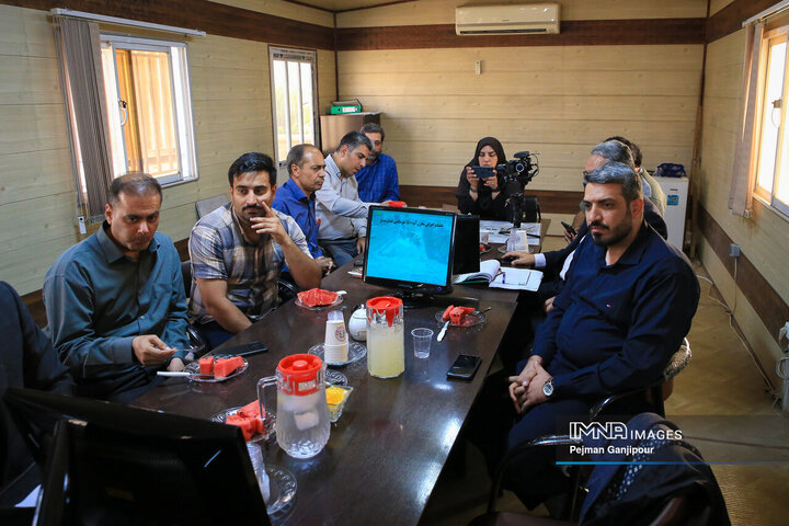 بازدید اعضای کمیسیون عمران شورای شهر اصفهان ا پروژه باغ مشاهیر