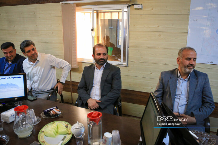 بازدید اعضای کمیسیون عمران شورای شهر اصفهان ا پروژه باغ مشاهیر