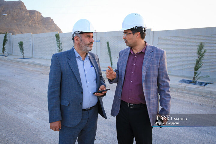 بازدید اعضای کمیسیون عمران شورای شهر اصفهان ا پروژه باغ مشاهیر