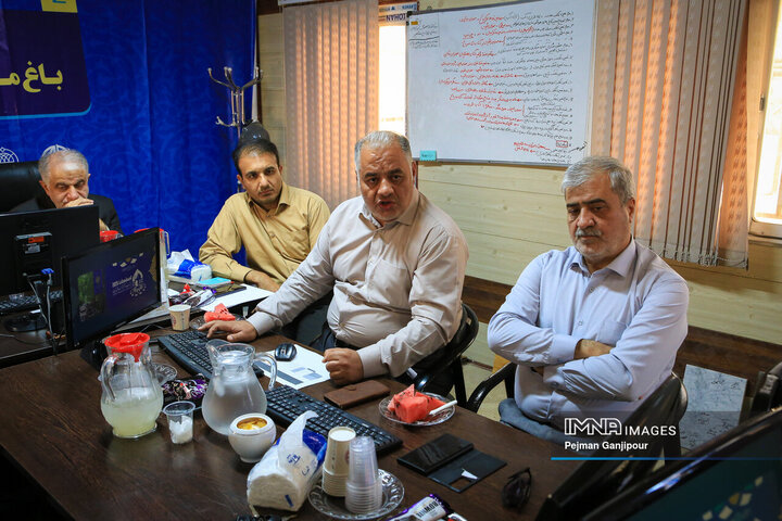 بازدید اعضای کمیسیون عمران شورای شهر اصفهان ا پروژه باغ مشاهیر