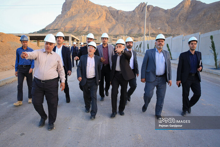 بازدید اعضای کمیسیون عمران شورای شهر اصفهان ا پروژه باغ مشاهیر