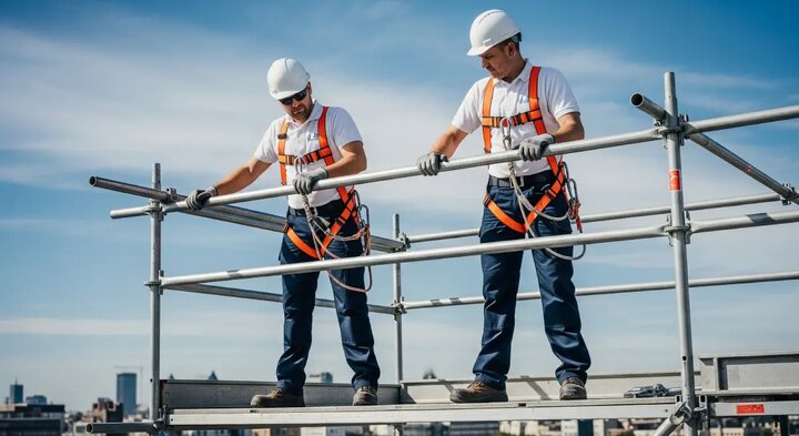 استفاده از داربست فلزی در پروژه‌های ساختمانی