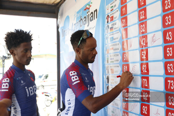 مرحله آخر تور بین المللی دوچرخه سواری ایران - آذربایجان