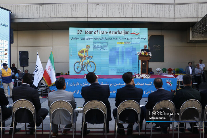 مرحله آخر تور بین المللی دوچرخه سواری ایران - آذربایجان