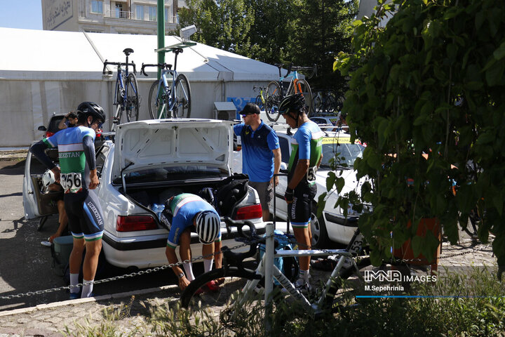 مرحله آخر تور بین المللی دوچرخه سواری ایران - آذربایجان