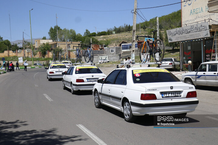 مرحله آخر تور بین المللی دوچرخه سواری ایران - آذربایجان