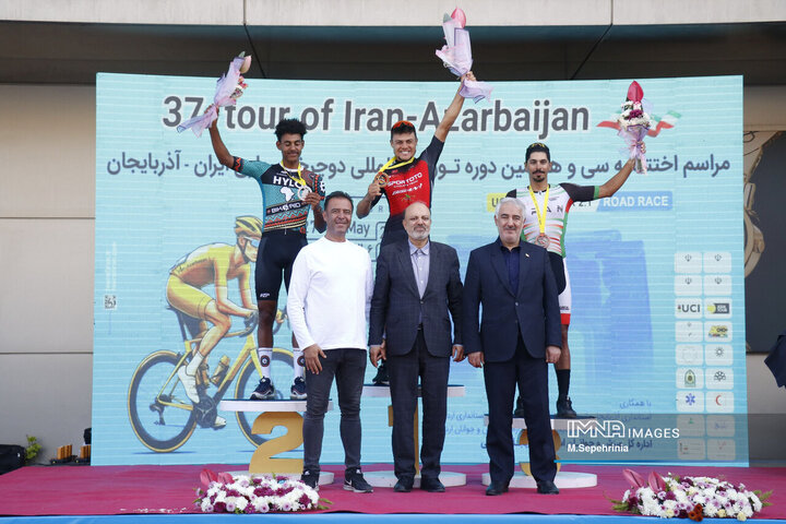 مرحله آخر تور بین المللی دوچرخه سواری ایران - آذربایجان