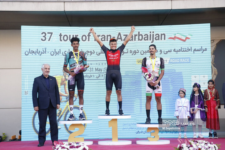 مرحله آخر تور بین المللی دوچرخه سواری ایران - آذربایجان