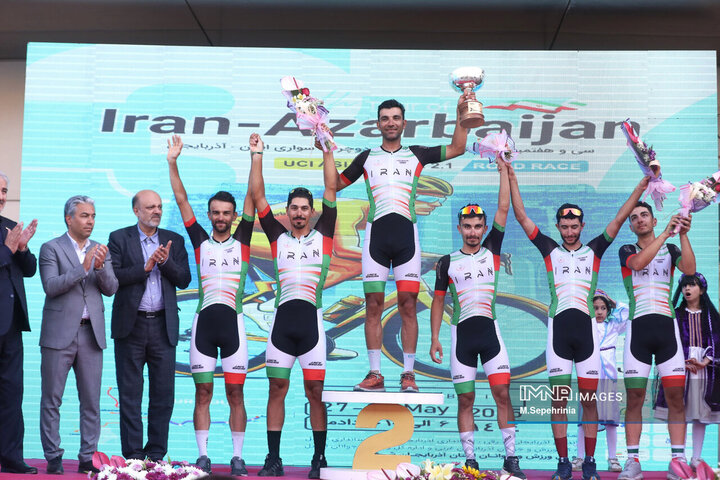 مرحله آخر تور بین المللی دوچرخه سواری ایران - آذربایجان
