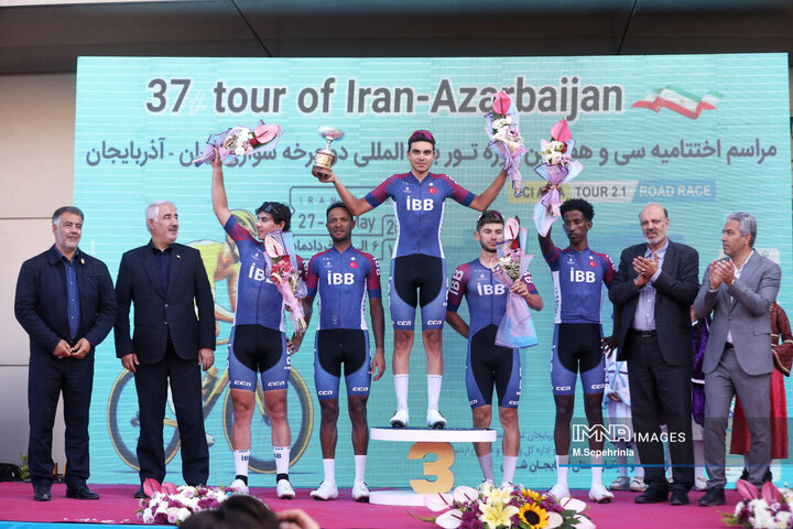 مرحله آخر تور بین المللی دوچرخه سواری ایران - آذربایجان