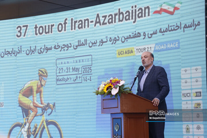 مرحله آخر تور بین المللی دوچرخه سواری ایران - آذربایجان