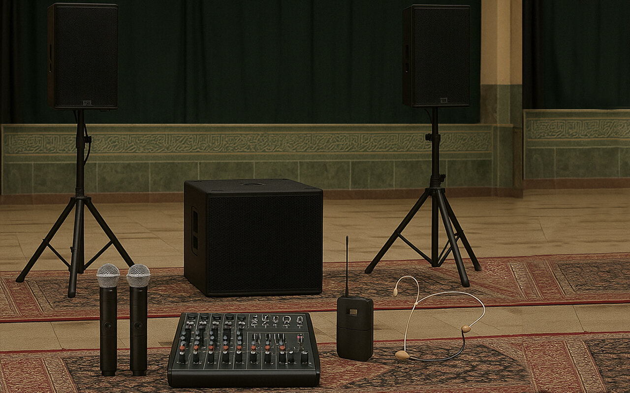 سیستم صوتی هیئت، تجهیزات صوتی محرم و مراسم مذهبی