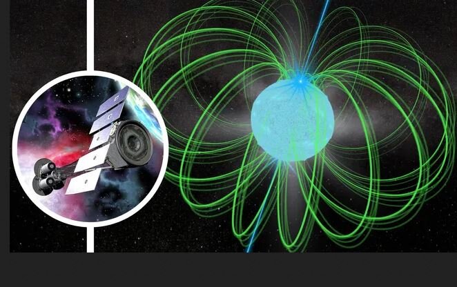 ستاره مرده فوق‌مغناطیسی فوران خشونت‌آمیزی را تجربه کرد