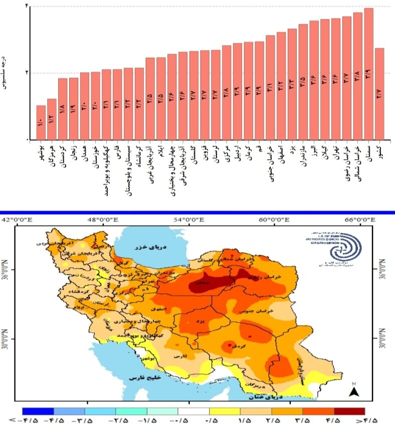 پیش بینی بلندمدت هواشناسی و فصلی بارش ها در ایران + جدیدترین جزئیات بارش ها و دمای هوا