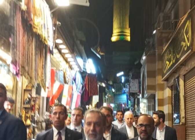 عراقچی از منطقه خان الخلیلی قاهره دیدن کرد