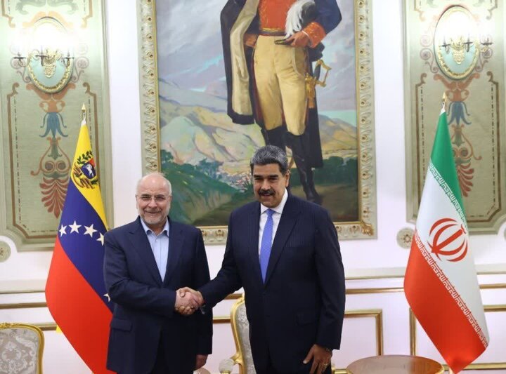 قالیباف با رئیس جمهور ونزوئلا دیدار کرد