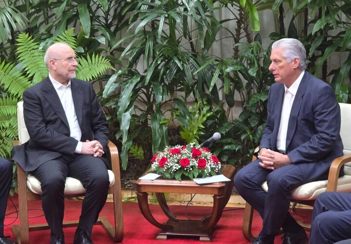 قالیباف با رئیس‌جمهور کوبا دیدار کرد