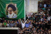 مراسم سی‌وهفتمین سالگرد ارتحال امام خمینی(ره) آغاز شد + فیلم