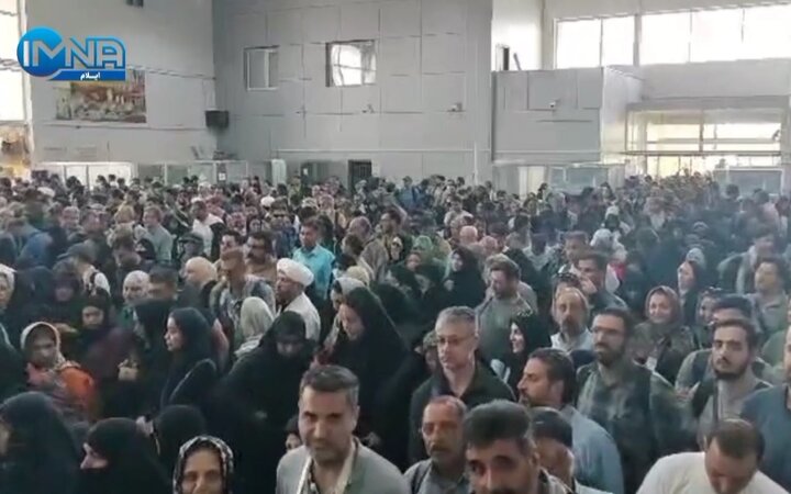 فیلم | حضور پرشور زوار در مرز مهران فیلم | حضور پرشور زوار در مرز مهران