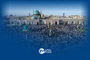 فیلم| تصاویر هوایی از مراسم باشکوه روز عرفه در حرم مطهر رضوی