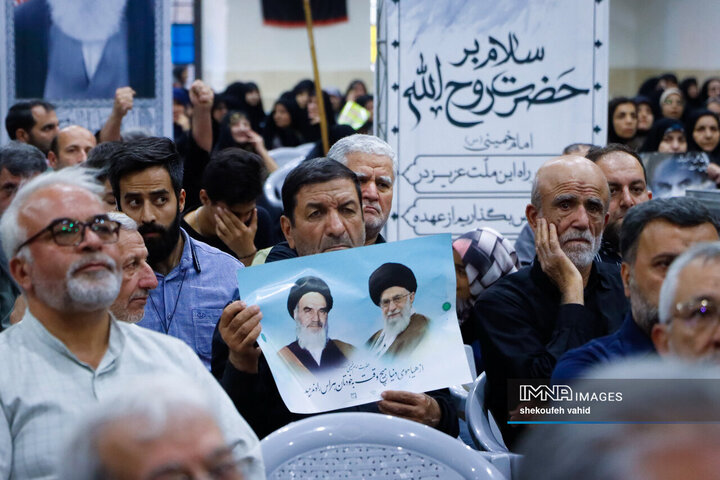 مراسم سالگرد ارتحال معمار کبیر انقلاب در اصفهان