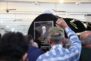 تشییع باشکوه پیکر آیت‌الله حجتی در کرمانشاه با حضور گسترده مردم