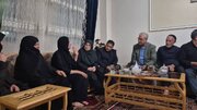 دیدار سخنگوی دولت و دستیار اجتماعی رئیس‌جمهور با خانواده مرحومه الهه حسین‌نژاد