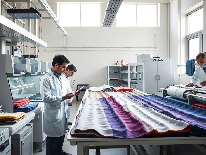 تولید پارچه فتوترمال و ضدباکتری در ایران