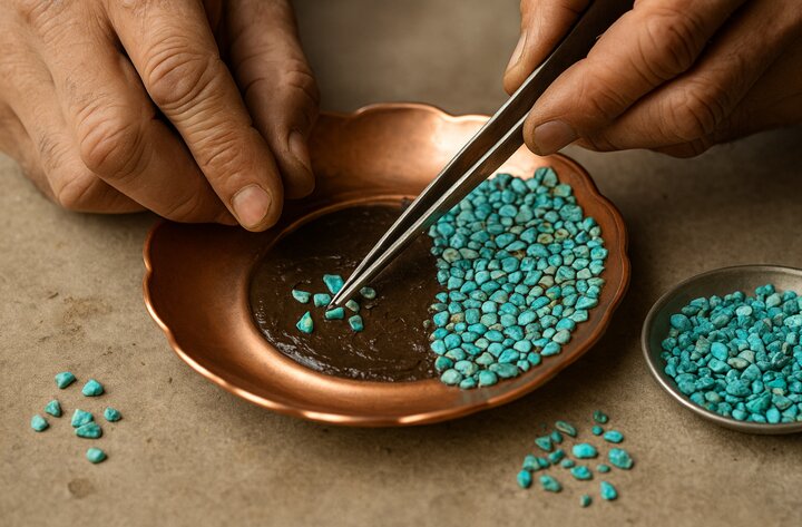 آموزش فیروزه کوبی | سفری به دنیای درخشان هنر ایرانی آموزش فیروزه کوبی | سفری به دنیای درخشان هنر ایرانی