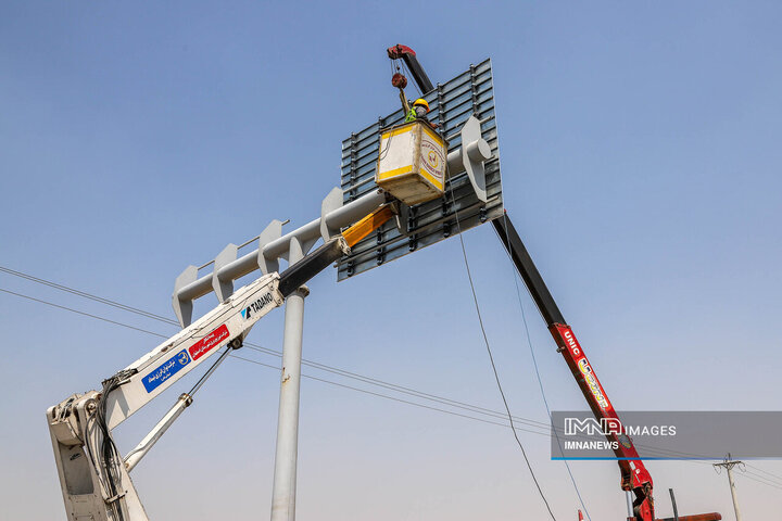 اقدامات ترافیکی رینگ چهارم ترافیکی شهر اصفهان