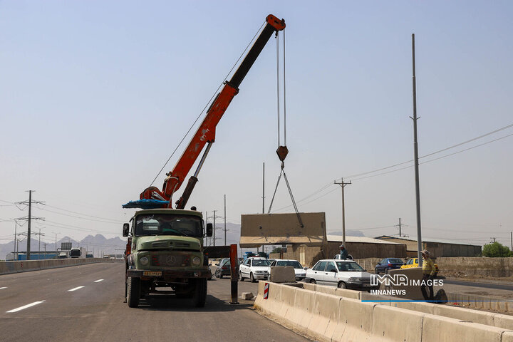 اقدامات ترافیکی رینگ چهارم ترافیکی شهر اصفهان