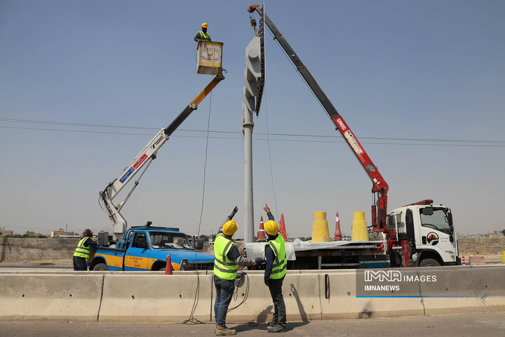 اقدامات ترافیکی رینگ چهارم ترافیکی شهر اصفهان