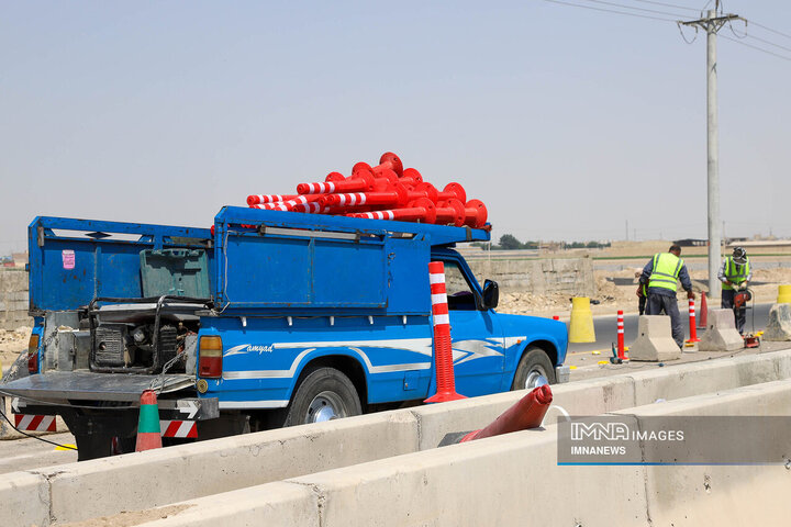 اقدامات ترافیکی رینگ چهارم ترافیکی شهر اصفهان