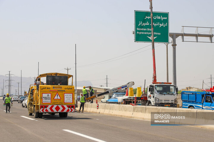 اقدامات ترافیکی رینگ چهارم ترافیکی شهر اصفهان