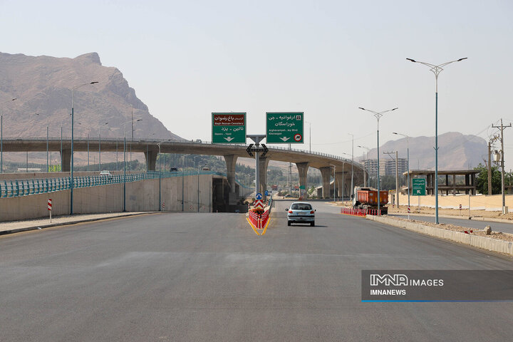 اقدامات ترافیکی رینگ چهارم ترافیکی شهر اصفهان