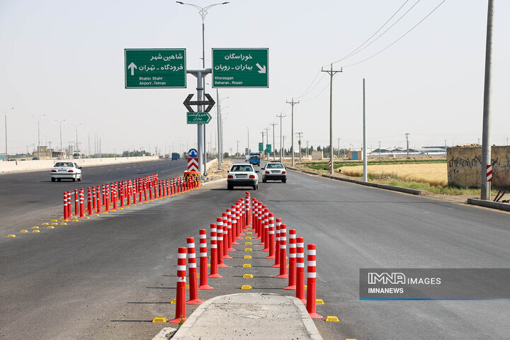 اقدامات ترافیکی رینگ چهارم ترافیکی شهر اصفهان