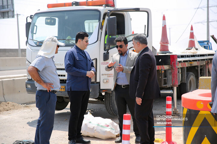 اقدامات ترافیکی رینگ چهارم ترافیکی شهر اصفهان