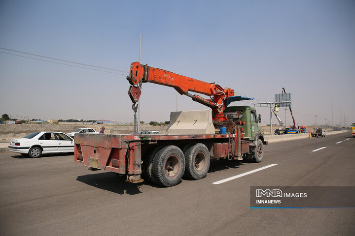 اقدامات ترافیکی رینگ چهارم ترافیکی شهر اصفهان