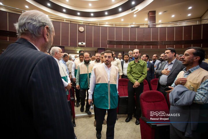 آیین افتتاح کانون خادمیاران رضوی شهدای خدمت در اصفهان