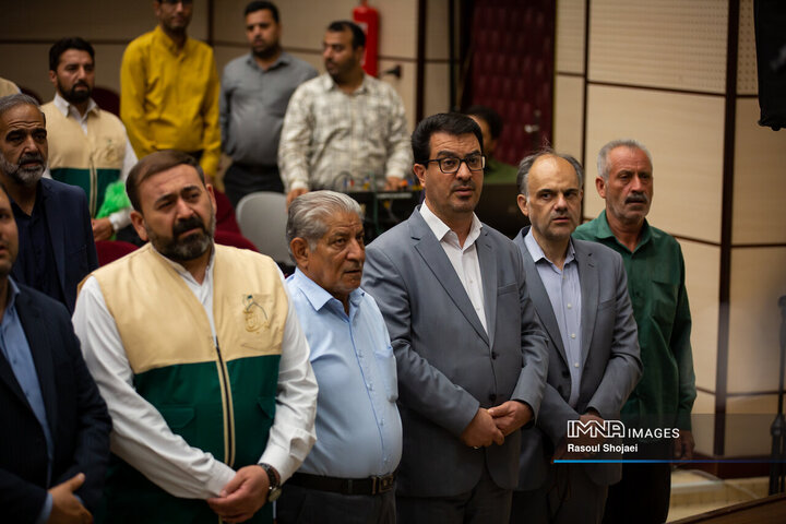 آیین افتتاح کانون خادمیاران رضوی شهدای خدمت در اصفهان