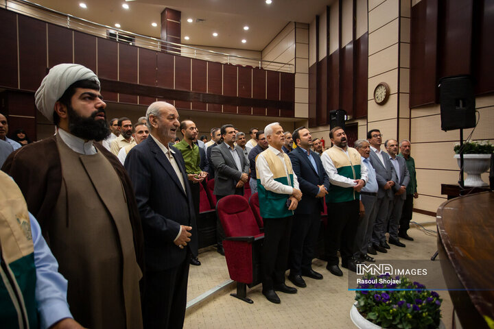 آیین افتتاح کانون خادمیاران رضوی شهدای خدمت در اصفهان