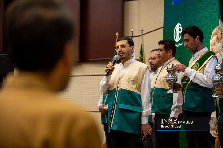 آیین افتتاح کانون خادمیاران رضوی شهدای خدمت در اصفهان