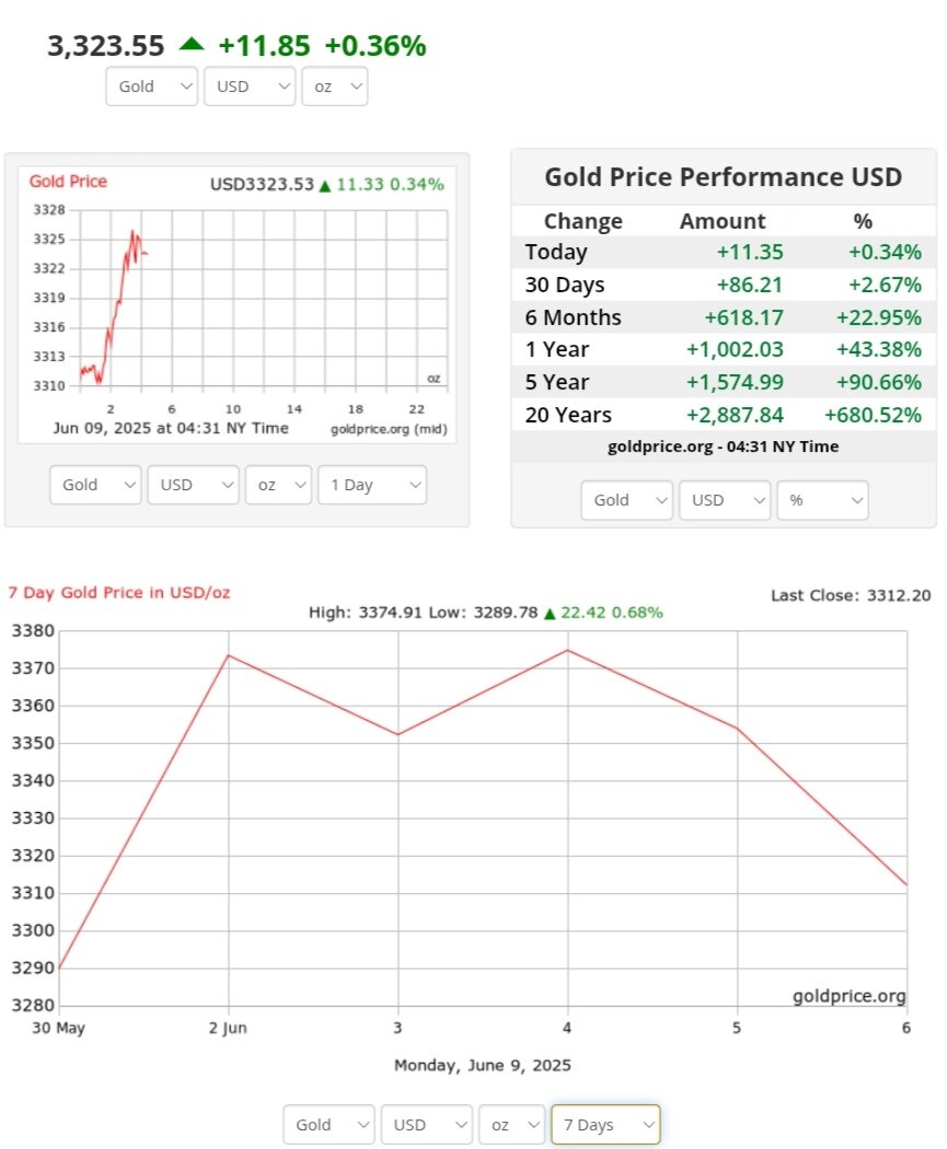 قیمت طلا ۱۹ خرداد ۱۴۰۴ + نمودار جهانی طلا