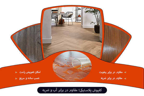 خرید کفپوش پلاستیکی PVC مقاوم در برابر رطوبت و ضربه خرید کفپوش پلاستیکی PVC مقاوم در برابر رطوبت و ضربه